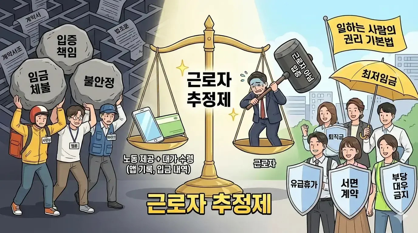 2026년 꼭 알아야 할 "노동자 추정제": 프리랜서·특수고용직이 달라진다 😮