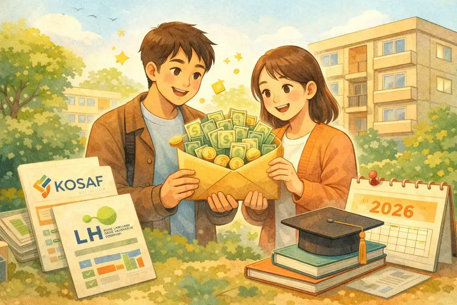 LH 임대주택에 사는 대학생을 위한 새 장학금 소식