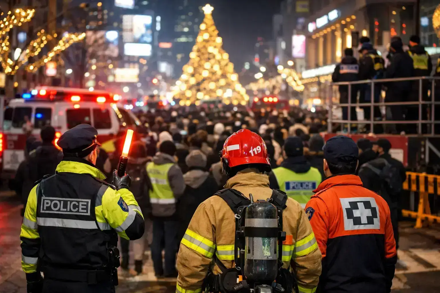 연말 인파 사고 막는다…성탄절과 연휴 기간 안전관리 강화