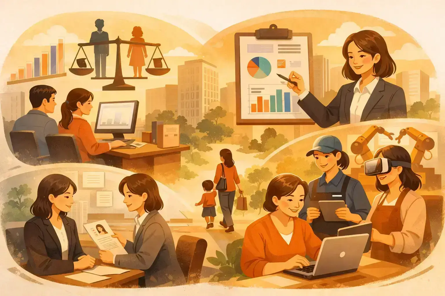 성별 임금 격차 줄이는 새 제도, 고용 정보가 공개됩니다