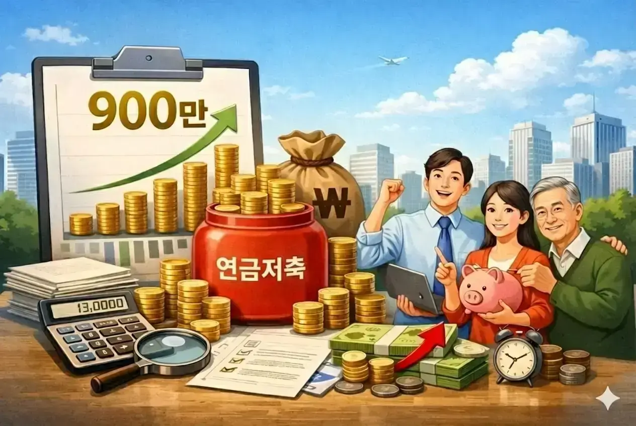2026년부터 연금계좌 세액공제 900만 원으로 확대, 직장인 '13월의 월급' 늘어난다