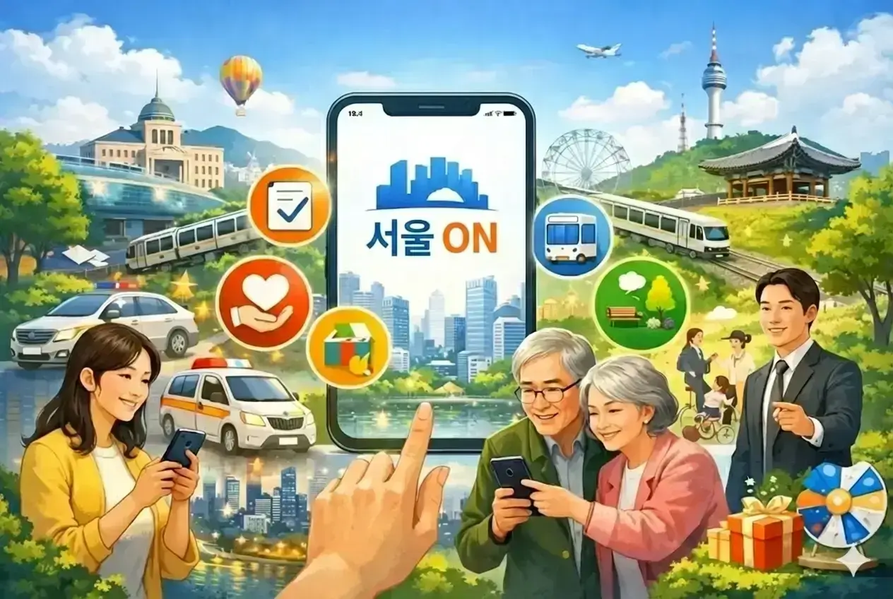 서울 생활을 하나로 연결하는 필수 앱, 서울ON 서비스 시작