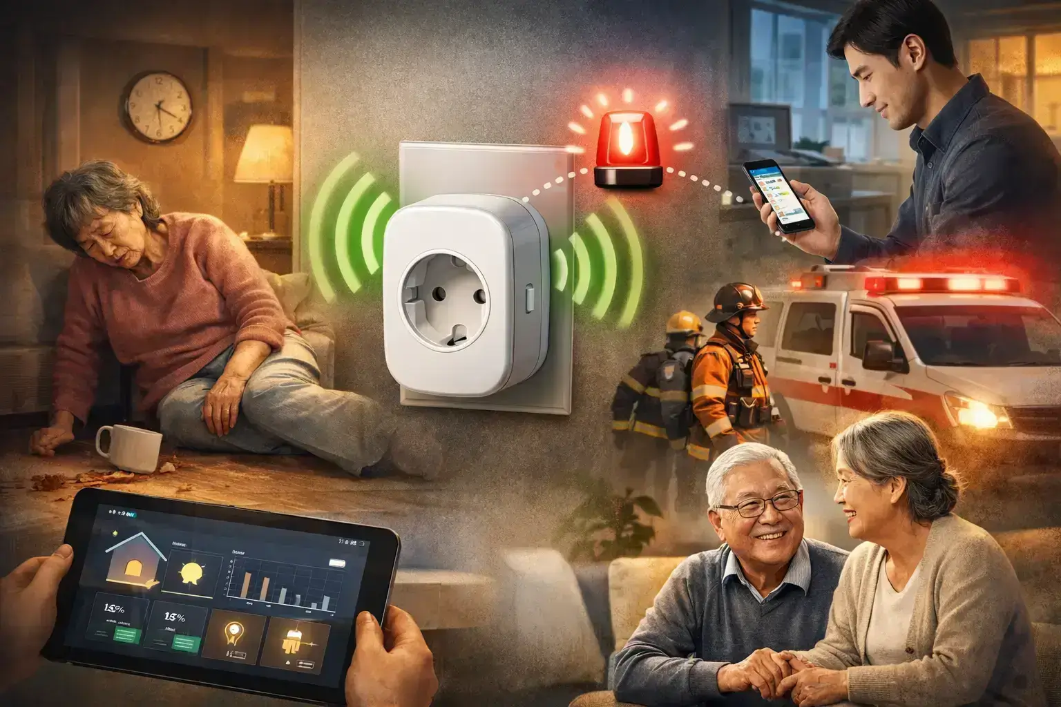 콘센트 하나로 부모님 안부를 확인하는 새로운 돌봄 안전망