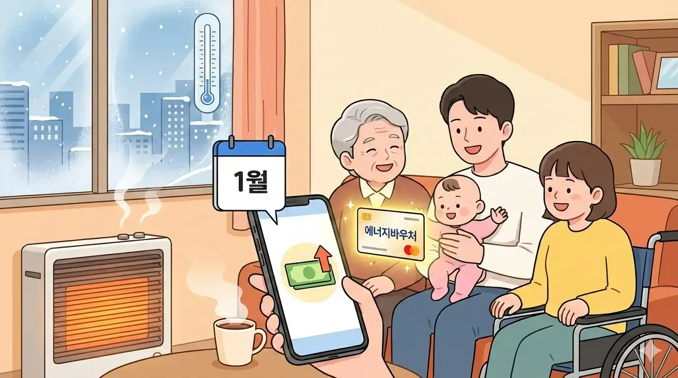 [속보]2026년 1월부터 에너지바우처 지원금 긴급 추가 인상