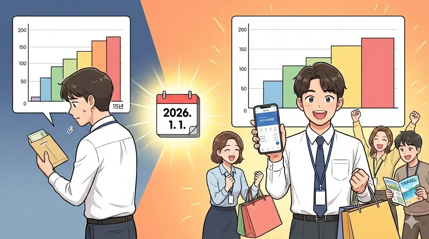 2026년부터 내 월급 실수령액이 늘어납니다! 15년 만의 소득세 개편 총정리