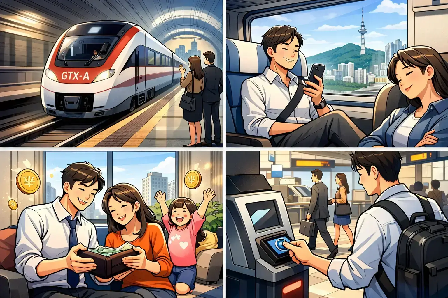 수도권 출퇴근 혁명, 2026년 1월 GTX-A 전 구간 개통과 함께 '전용 정기권' 출시