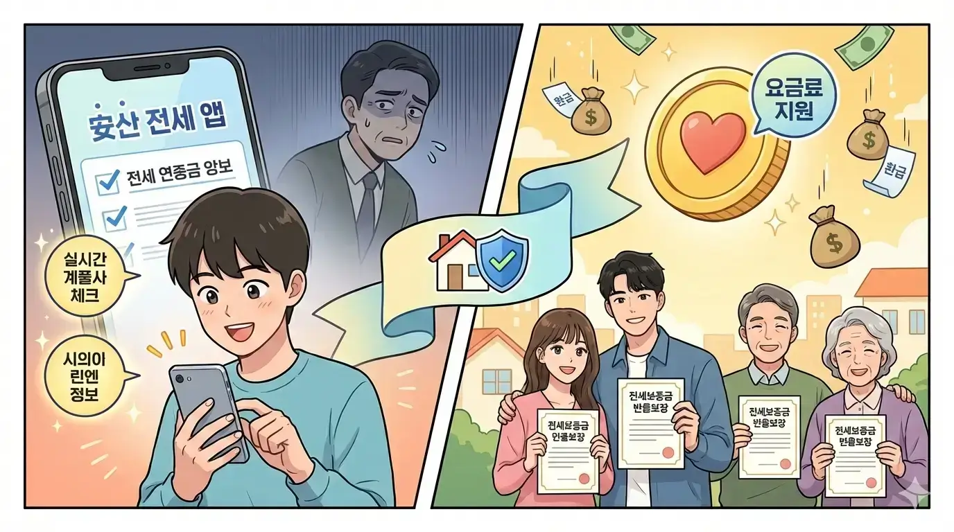 2026년 전세 사기 걱정 끝, 안심전세 앱 고도화 및 보증료 지원 전 연령 확대