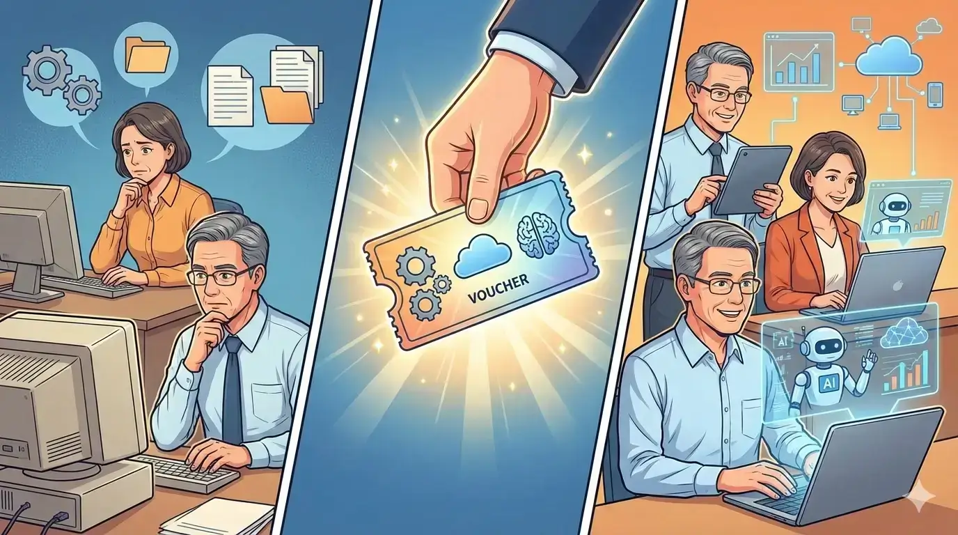 4050 직장인 주목! 2026년부터 AI, 데이터 분석 교육비 연 100만 원 지원받으세요