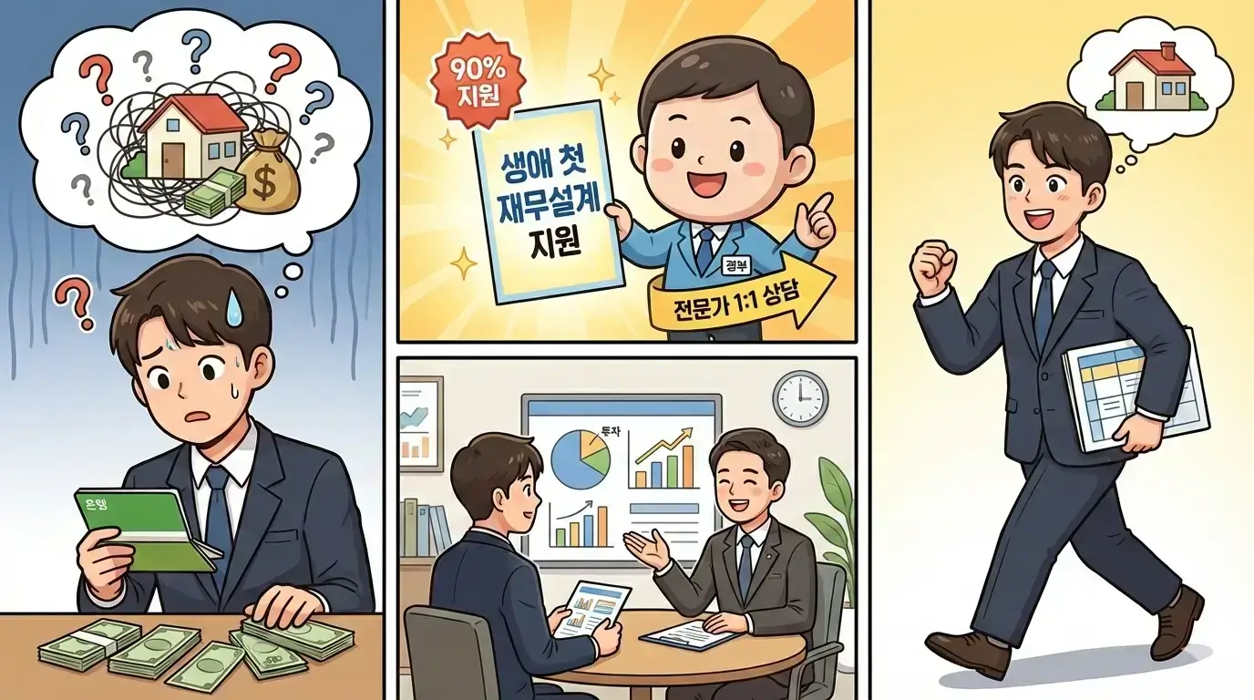 월급 관리 막막한 사회초년생 주목! 정부가 재무설계 비용 90% 지원합니다