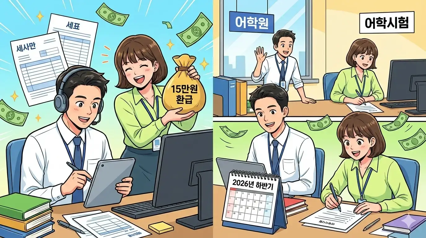 직장인 주목! 2026년 하반기부터 외국어 공부하면 연 15만원 돌려받아요