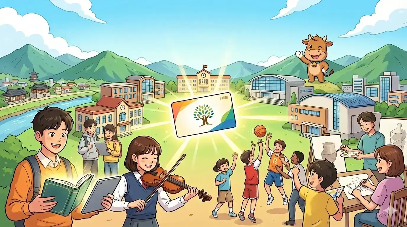 강원 횡성군, 청소년 교육과 문화활동 돕는 바우처 제도 시작