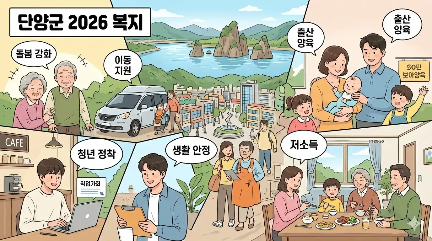 단양군, 2026년 생활에 직접 와닿는 복지 정책 대폭 정비