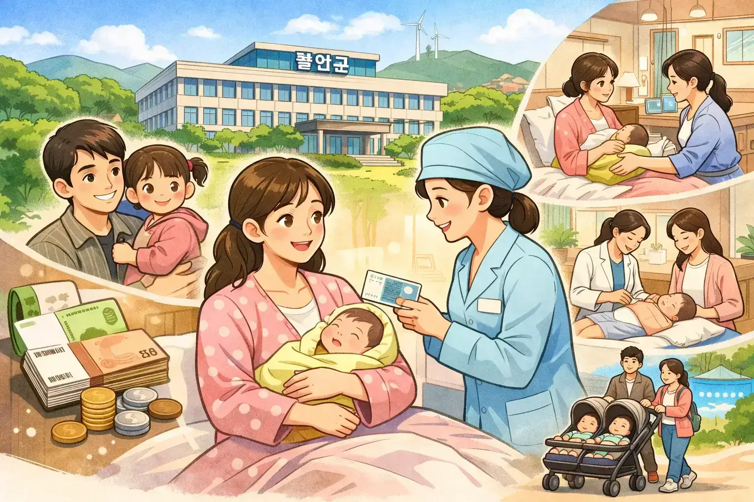 부안군, 출산 가정 부담 덜어주는 산후조리비 지원 확대