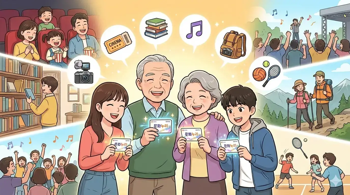 2026년 문화누리카드, 신청 없이 자동으로 충전됩니다