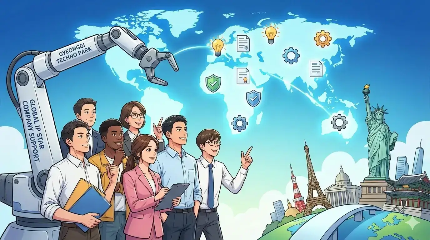 경기남부 중소기업 해외 진출 돕는 지식재산 집중 지원 사업