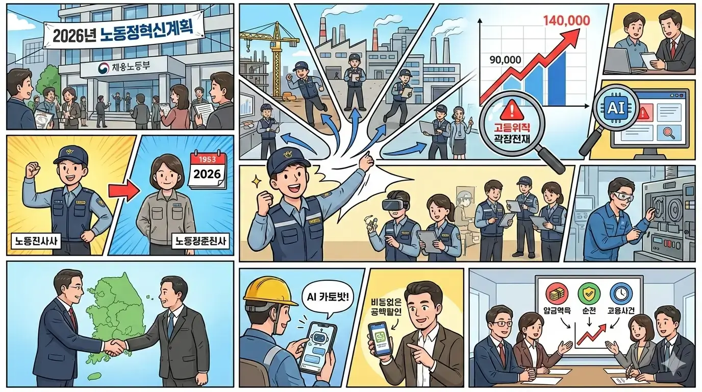 2026년 노동 행정 혁신: 현장 중심 노동감독 강화와 사업장 리스크 대응 전략