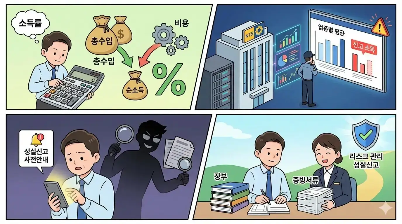 세무조사의 트리거, ‘평균 소득률’ 속에 숨겨진 숫자의 심리학