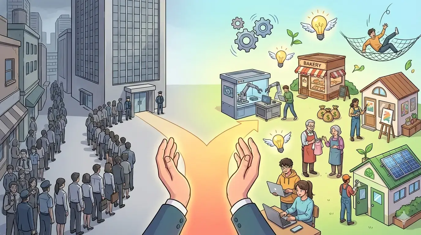 고용 중심에서 창업 중심으로, 일하는 방식이 바뀝니다