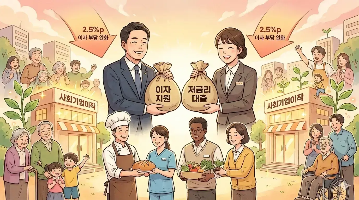 사회적기업 금융 부담 크게 낮추는 ‘이차보전 금융지원’ 실행