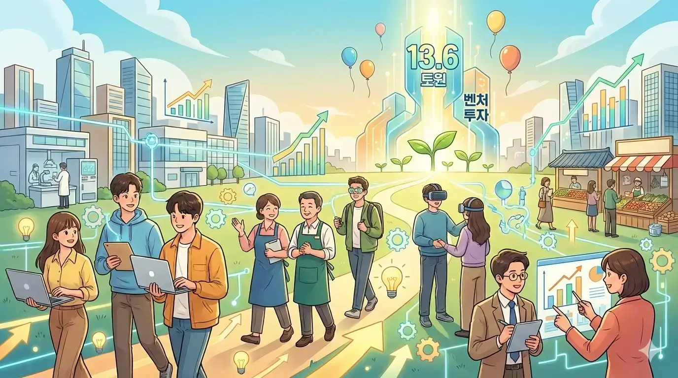 벤처투자 13조 6000억 회복세…창업·소상공인에게 열린 새로운 기회