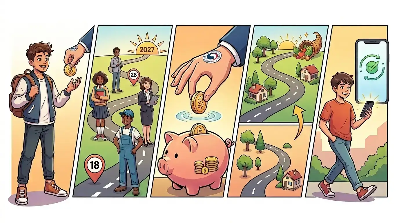 만 18세 청년 국민연금 첫 보험료 국가 지원 추진, 2009년생부터 적용